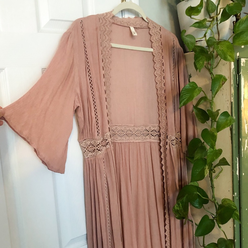 NWOT Elan Maxi Dress Cover up Robe